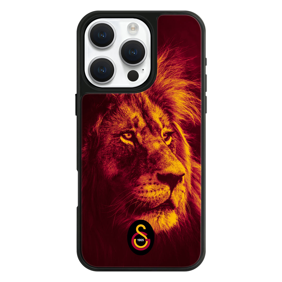 Galatasaray Enerji Aslan Cam Telefon Kılıfı