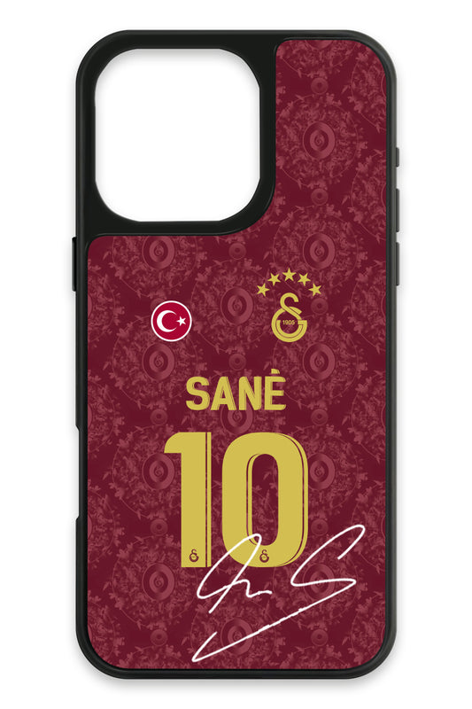 Galatasaray Leroy Sane 3. Forma İmzalı Cam Telefon Kılıfı