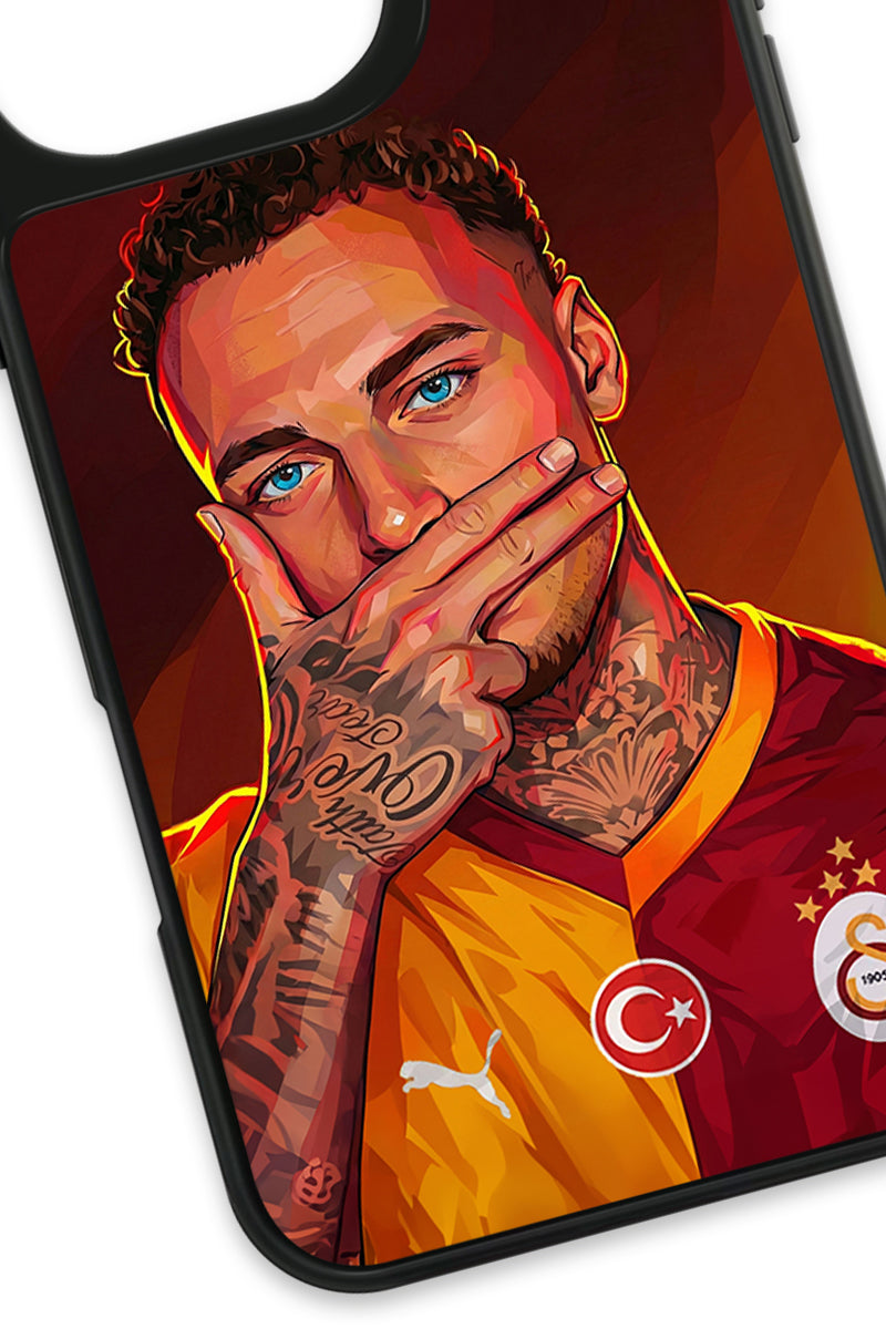 Galatasaray Noa Lang Gol Sevinci Cam Telefon Kılıfı