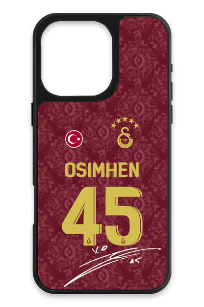 Galatasaray Victor Osimhen 3. Forma İmzalı Cam Telefon Kılıfı