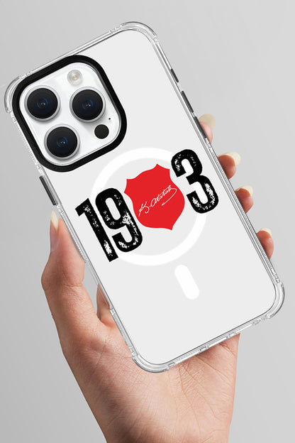 Beşiktaş ATA İmza 1903 Magsafe Şeffaf Telefon Kılıfı