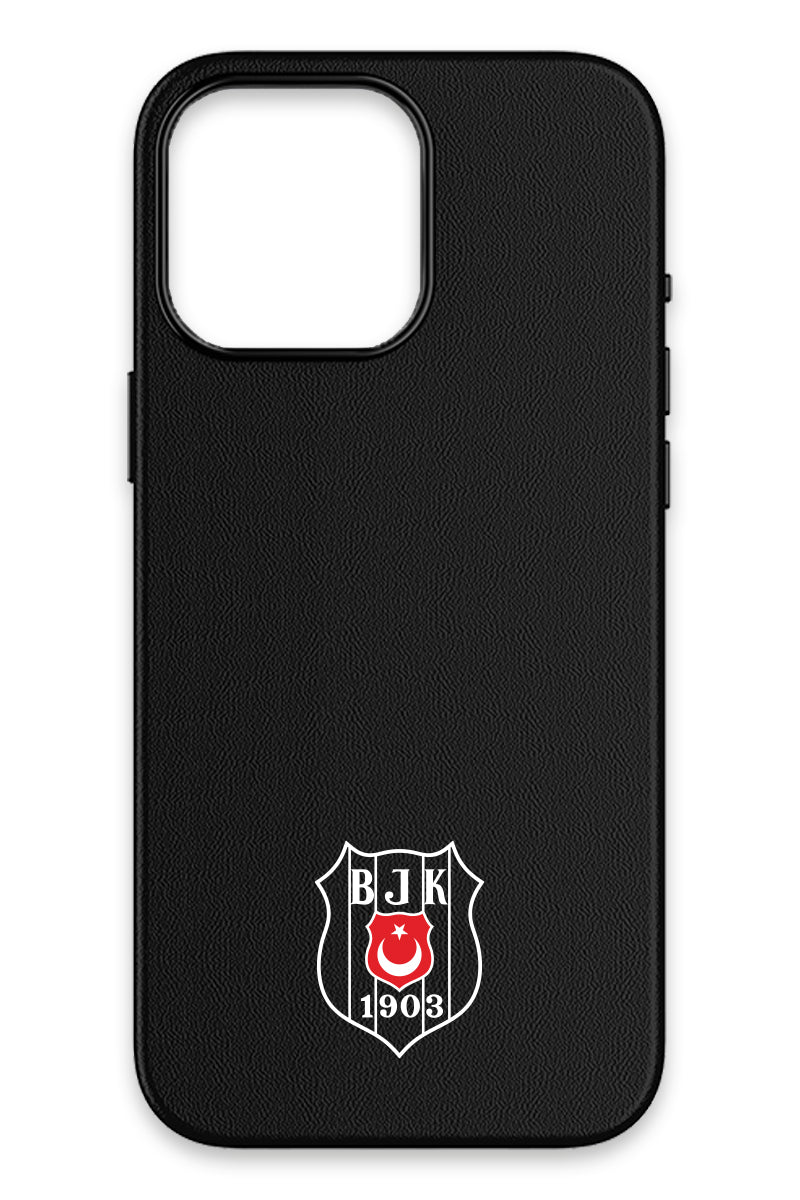 Beşiktaş Bayrak Arma Deri Magsafe Telefon Kılıfı