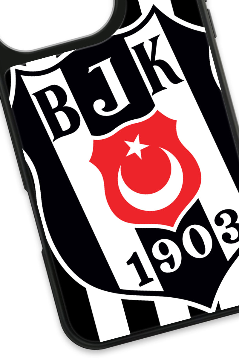 Beşiktaş Büyük Arma Cam Telefon Kılıfı