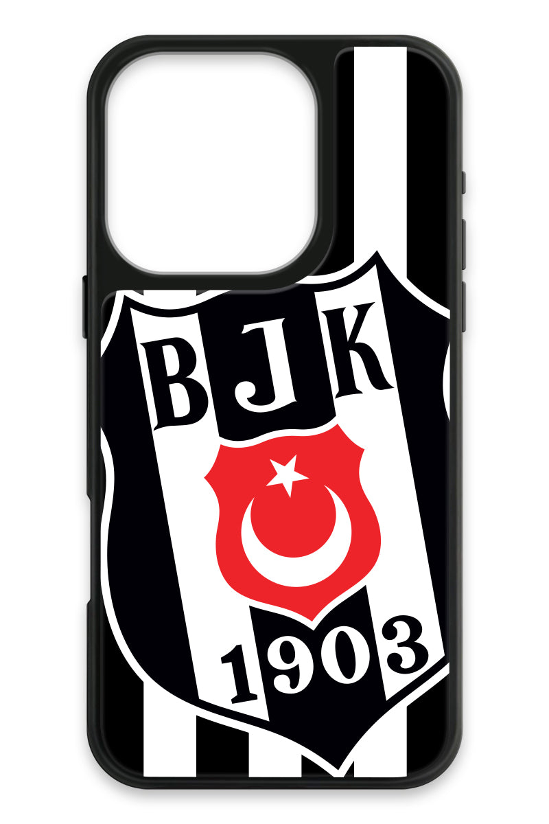 Beşiktaş Büyük Arma Cam Telefon Kılıfı