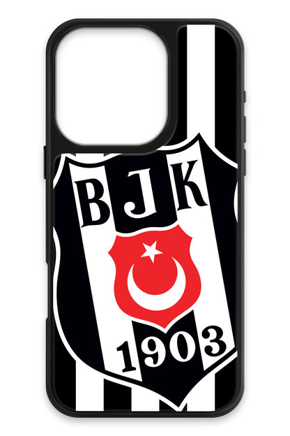 Beşiktaş Büyük Arma Cam Telefon Kılıfı