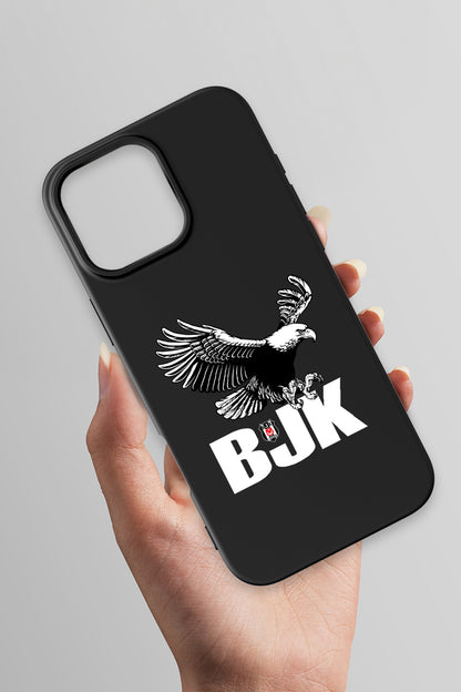 Beşiktaş Kartal BJK Siyah Silikon Telefon Kılıfı