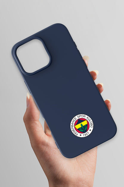 Fenerbahçe Arma Lacivert Silikon Telefon Kılıfı