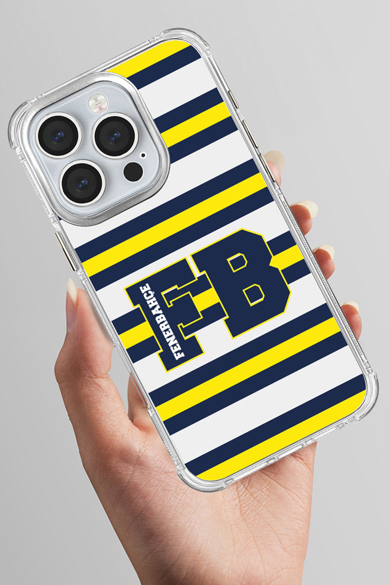 Fenerbahçe Kolej Çizgili Telefon Kılıfı