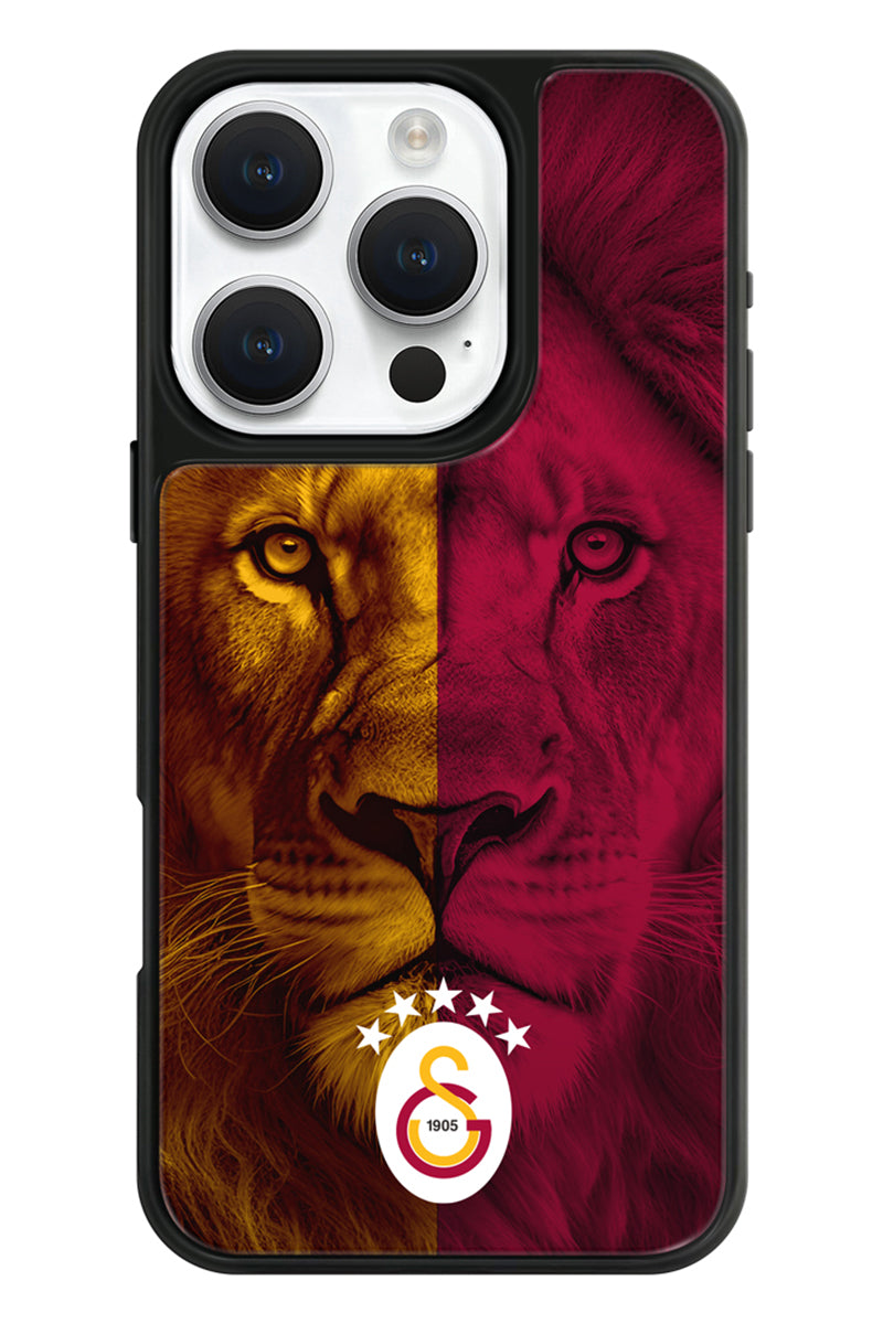 Galatasaray 5 Yıldız Parçalı Aslan Telefon Kılıfı