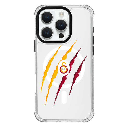 Galatasaray Aslan Pençe Magsafe Şeffaf Telefon Kılıfı