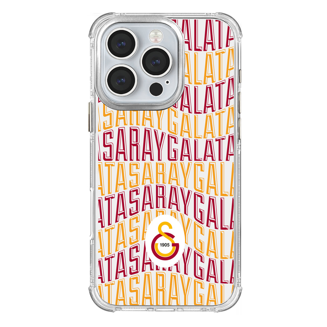 Galatasaray Bayrak Metin Şeffaf Telefon Kılıfı