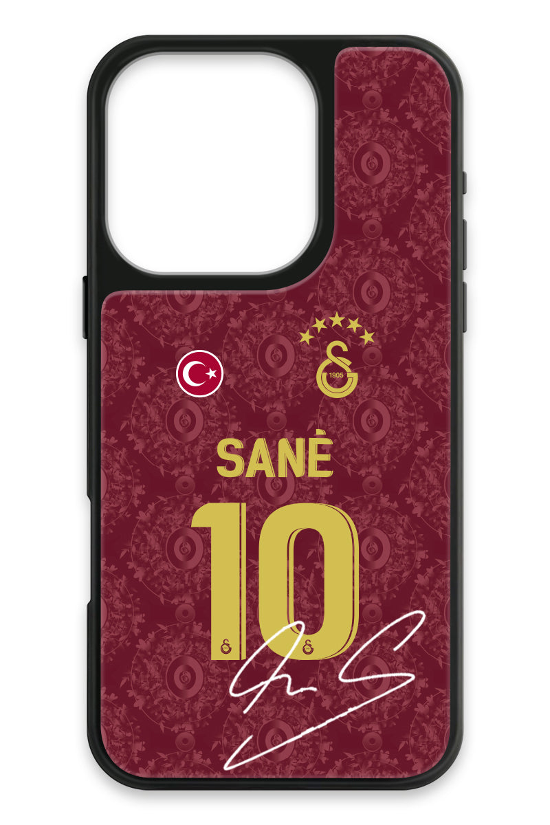Galatasaray Leroy Sane 3. Forma İmzalı Cam Telefon Kılıfı