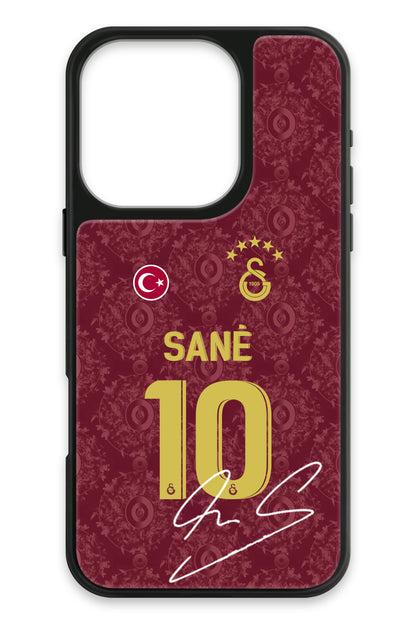 Galatasaray Leroy Sane 3. Forma İmzalı Cam Telefon Kılıfı