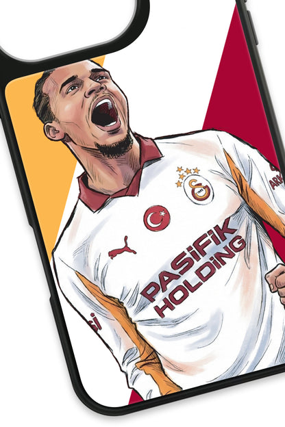 Galatasaray Leroy Sane Gol Sevinci Cam Telefon Kılıfı