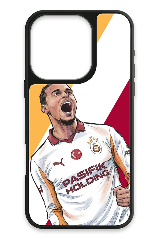Galatasaray Leroy Sane Gol Sevinci Cam Telefon Kılıfı