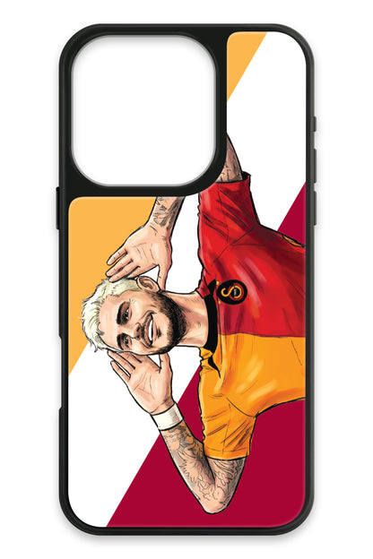Galatasaray Mauro Icardi Gol Sevinci Cam Telefon Kılıfı