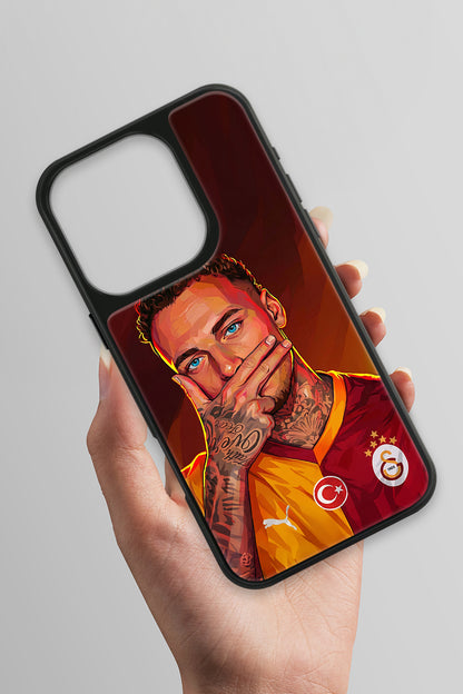 Galatasaray Noa Lang Gol Sevinci Cam Telefon Kılıfı