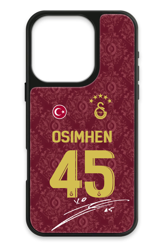 Galatasaray Victor Osimhen 3. Forma İmzalı Cam Telefon Kılıfı