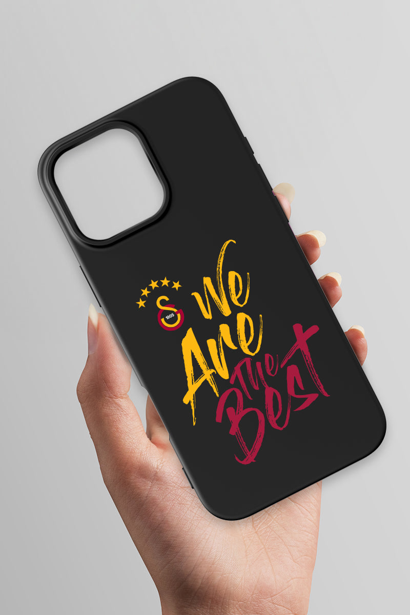 Galatasaray We Are The Best Siyah Silikon Telefon Kılıfı