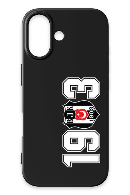 Beşiktaş 1903 Siyah Silikon Telefon Kılıfı