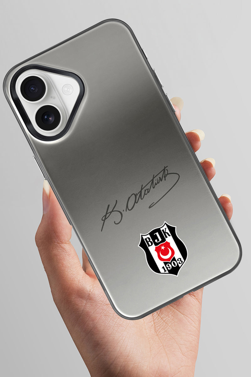 Beşiktaş ATA İmza Arma Premium Telefon Kılıfı