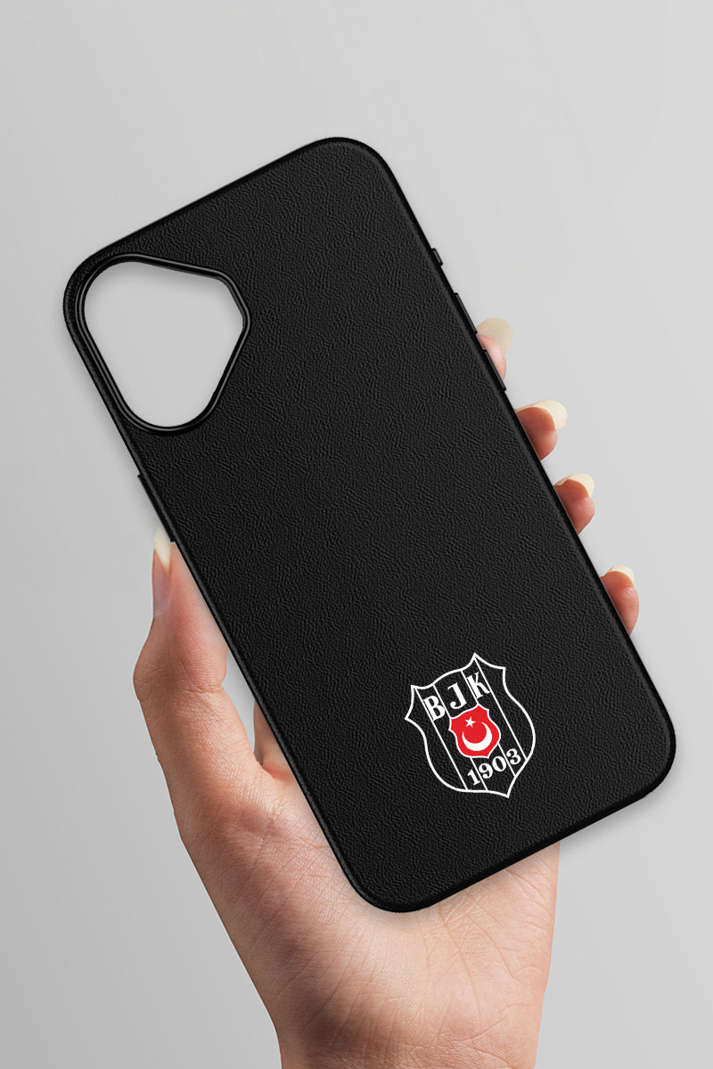 Beşiktaş Bayrak Arma Deri Magsafe Telefon Kılıfı