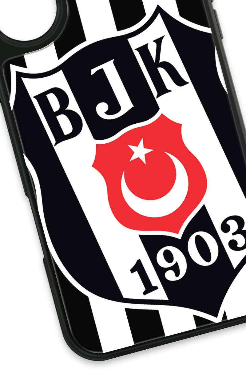 Beşiktaş Büyük Arma Cam Telefon Kılıfı