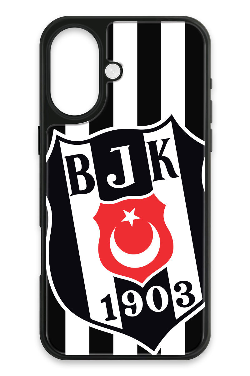 Beşiktaş Büyük Arma Cam Telefon Kılıfı