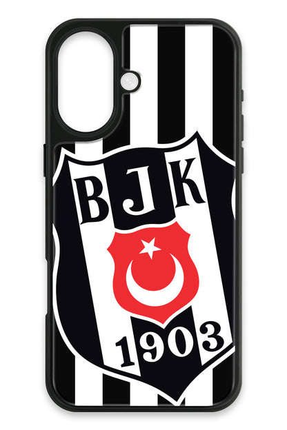 Beşiktaş Büyük Arma Cam Telefon Kılıfı
