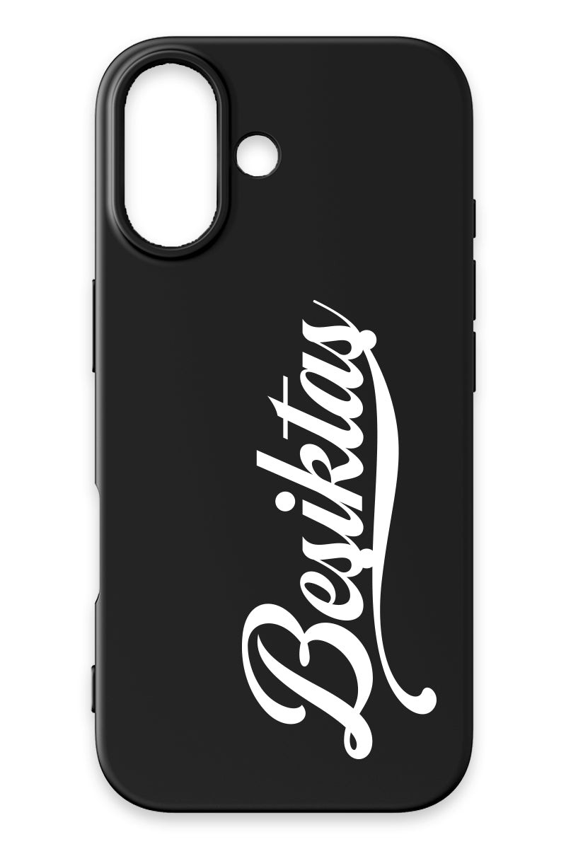 Beşiktaş El Yazılı Siyah Telefon Kılıfı