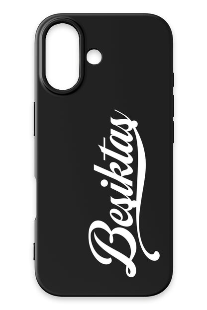 Beşiktaş El Yazılı Siyah Telefon Kılıfı