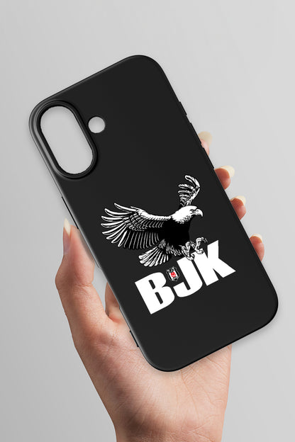 Beşiktaş Kartal BJK Siyah Silikon Telefon Kılıfı