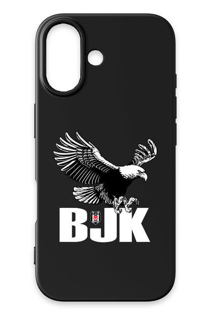 Beşiktaş Kartal BJK Siyah Silikon Telefon Kılıfı
