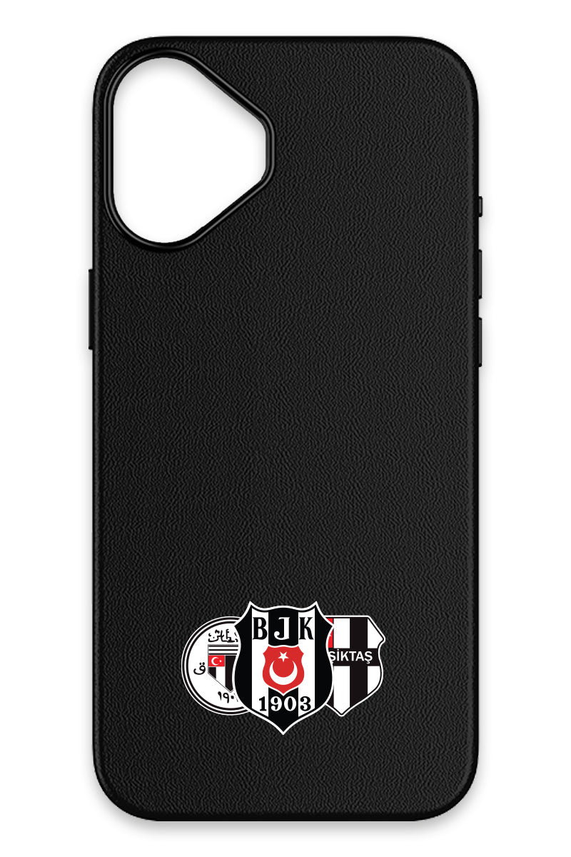 Beşiktaş Üç Arma Deri Magsafe Telefon Kılıfı