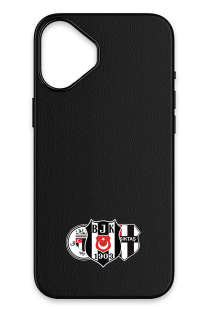 Beşiktaş Üç Arma Deri Magsafe Telefon Kılıfı