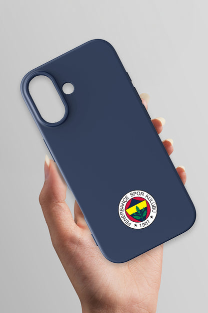 Fenerbahçe Arma Lacivert Silikon Telefon Kılıfı