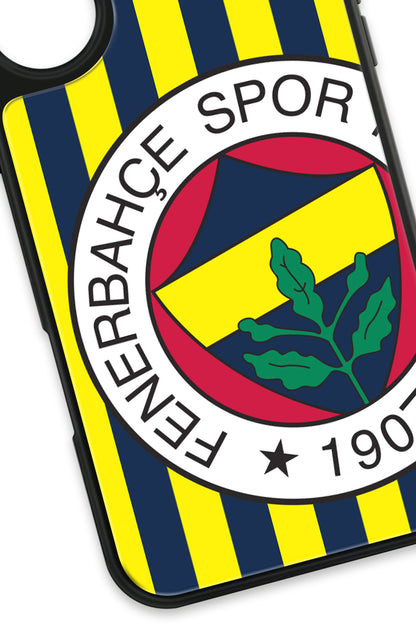 Fenerbahçe Çubuklu Büyük Arma Cam Telefon Kılıfı