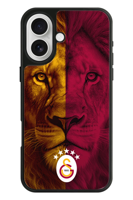 Galatasaray 5 Yıldız Parçalı Aslan Telefon Kılıfı