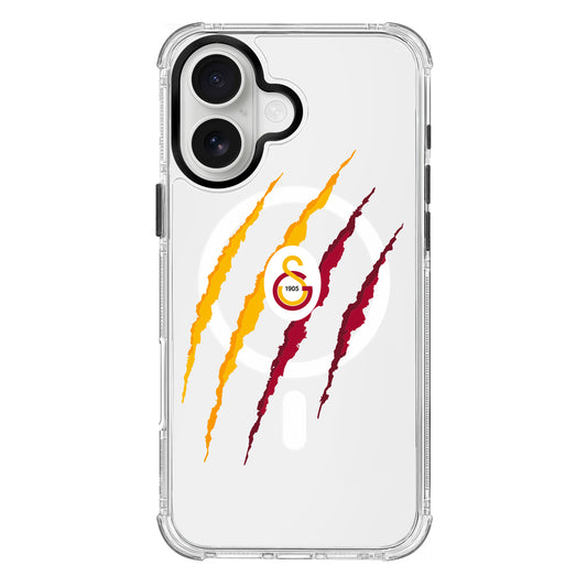 Galatasaray Aslan Pençe Magsafe Şeffaf Telefon Kılıfı