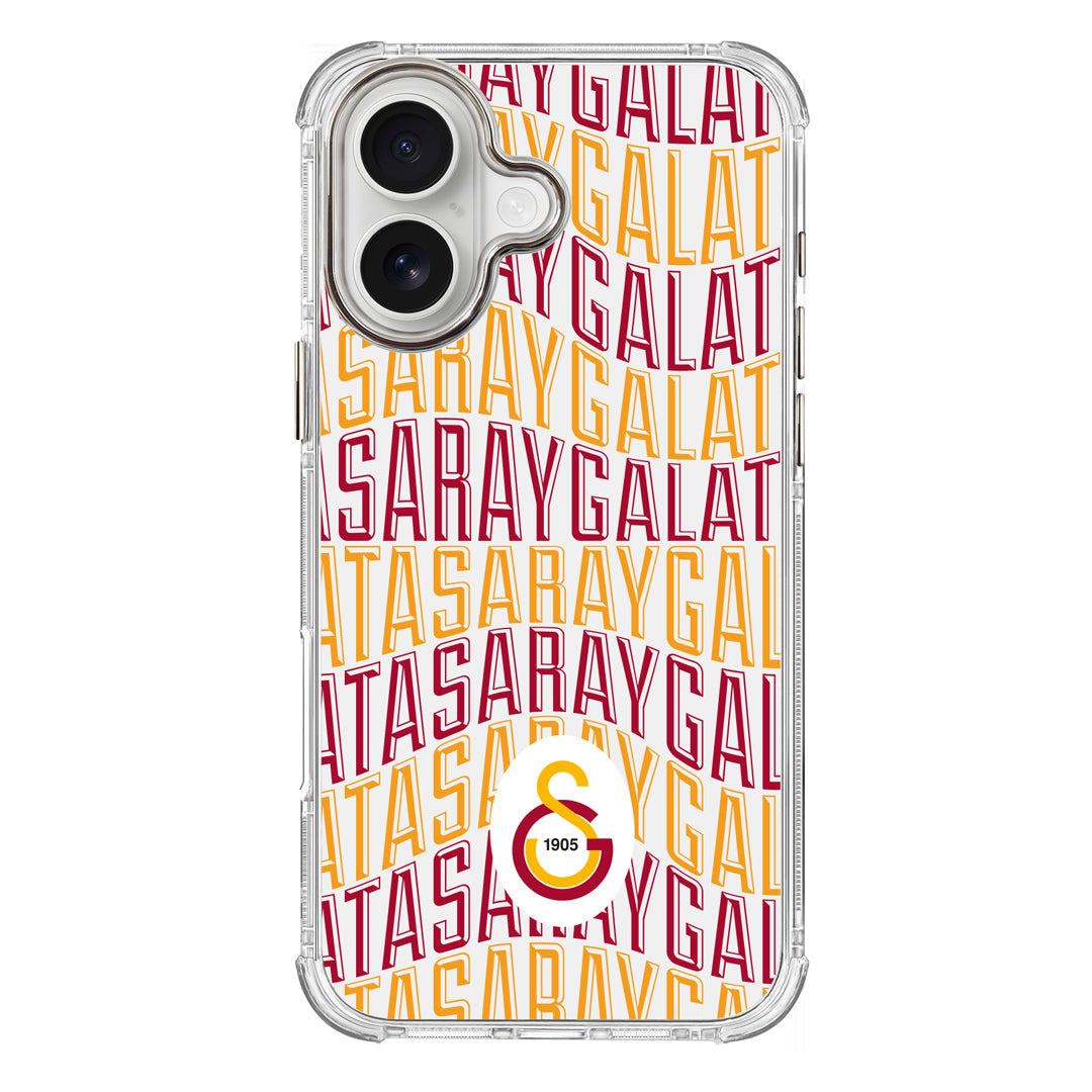 Galatasaray Bayrak Metin Şeffaf Telefon Kılıfı