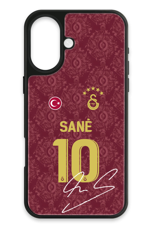 Galatasaray Leroy Sane 3. Forma İmzalı Cam Telefon Kılıfı