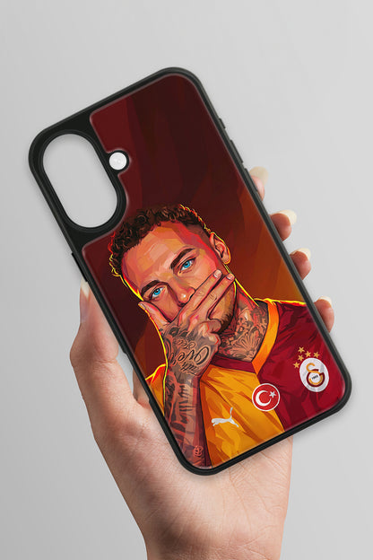 Galatasaray Noa Lang Gol Sevinci Cam Telefon Kılıfı