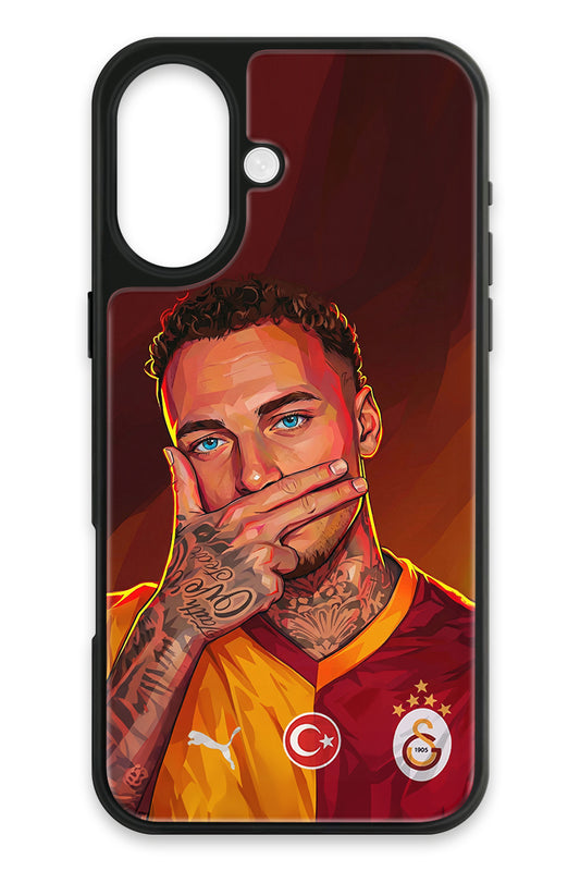 Galatasaray Noa Lang Gol Sevinci Cam Telefon Kılıfı