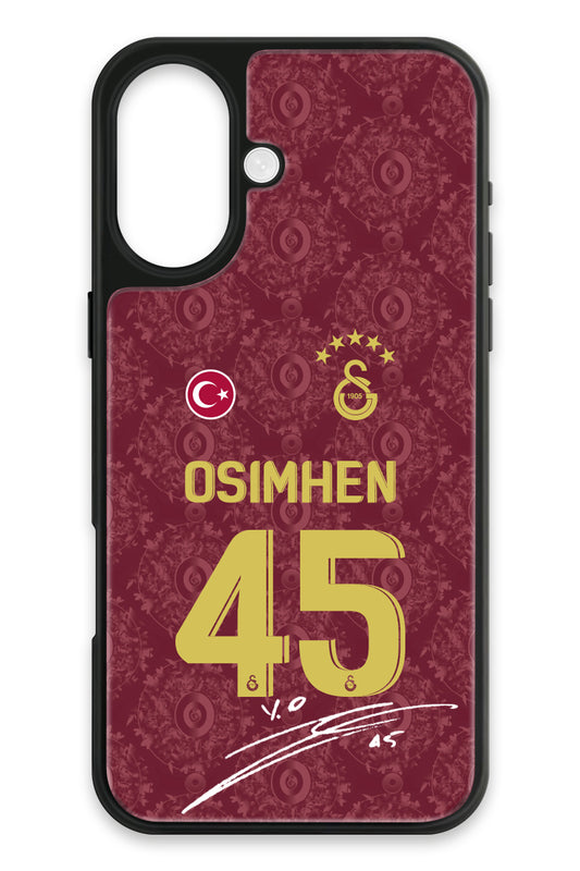 Galatasaray Victor Osimhen 3. Forma İmzalı Cam Telefon Kılıfı