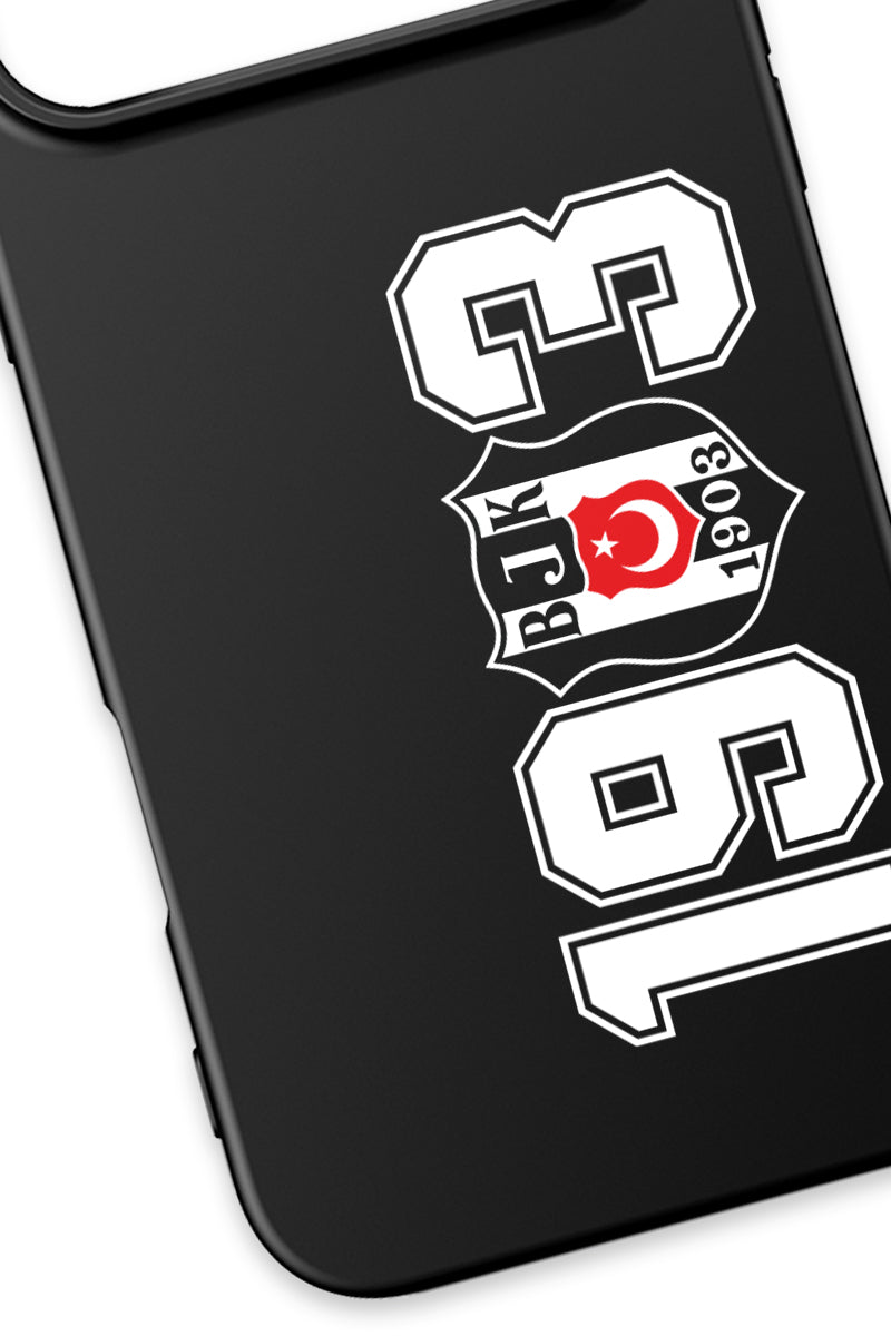 Beşiktaş 1903 Siyah Silikon Telefon Kılıfı