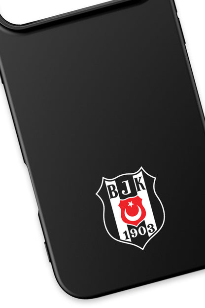 Beşiktaş Arma Siyah Silikon Telefon Kılıfı