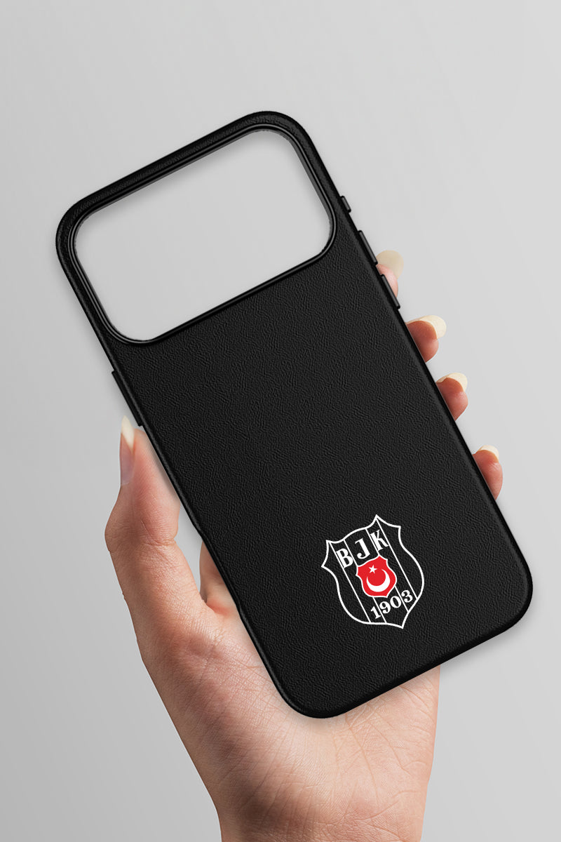 Beşiktaş Bayrak Arma Deri Magsafe Telefon Kılıfı