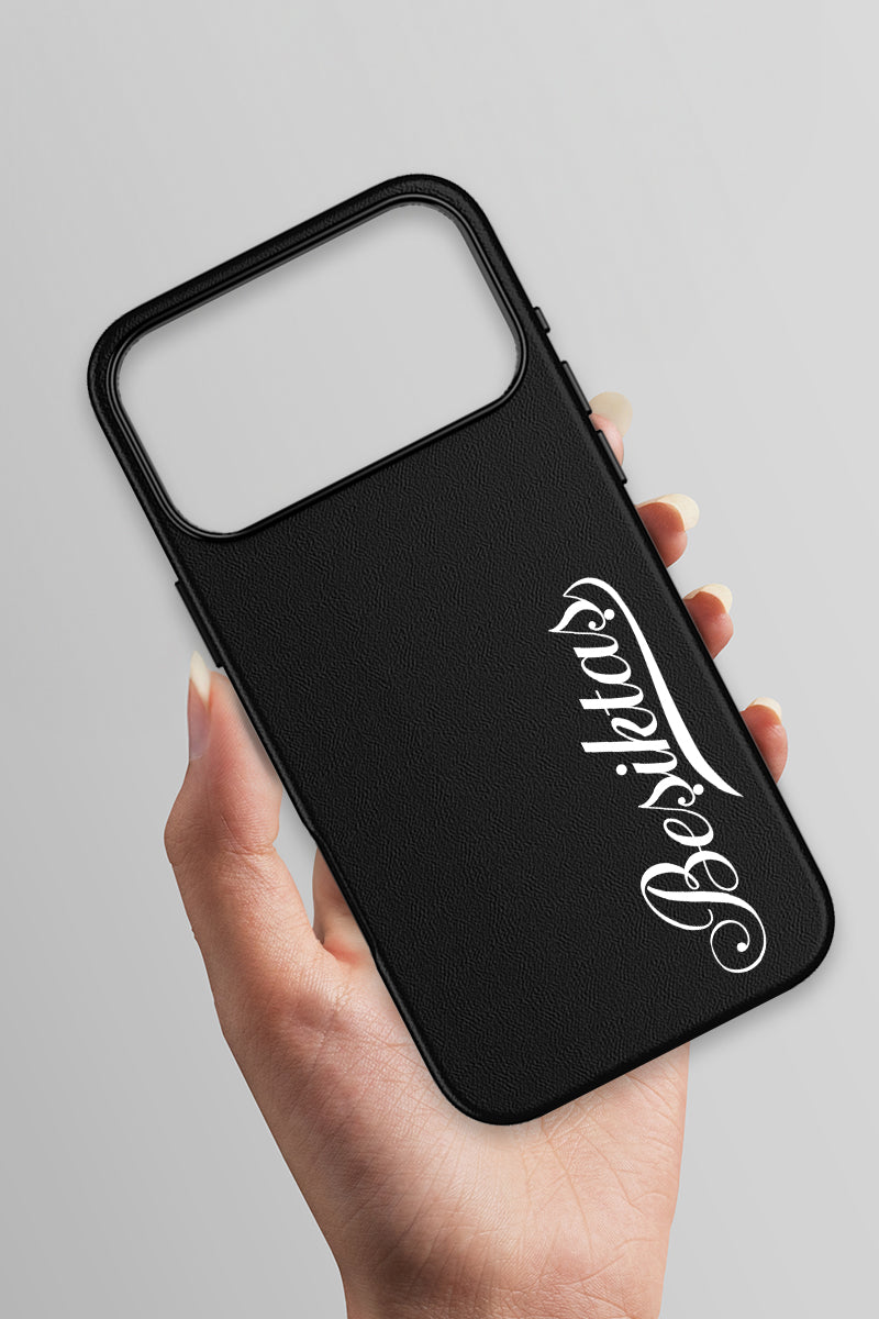 Beşiktaş El Yazı Deri Magsafe Telefon Kılıfı