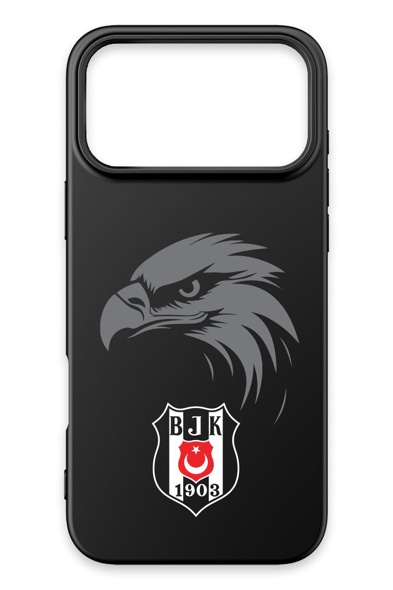 Beşiktaş Kartal Arma Siyah Silikon Telefon Kılıfı