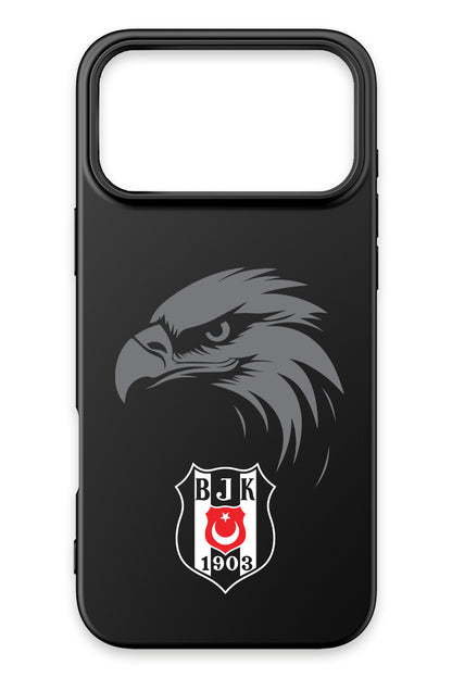 Beşiktaş Kartal Arma Siyah Silikon Telefon Kılıfı